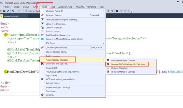 NuGet Package Manager